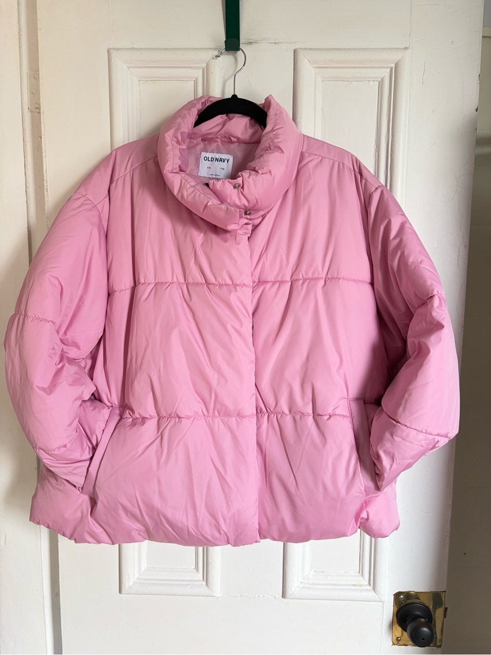 NWT Old Navy Bubble Pink Puffer Jacket